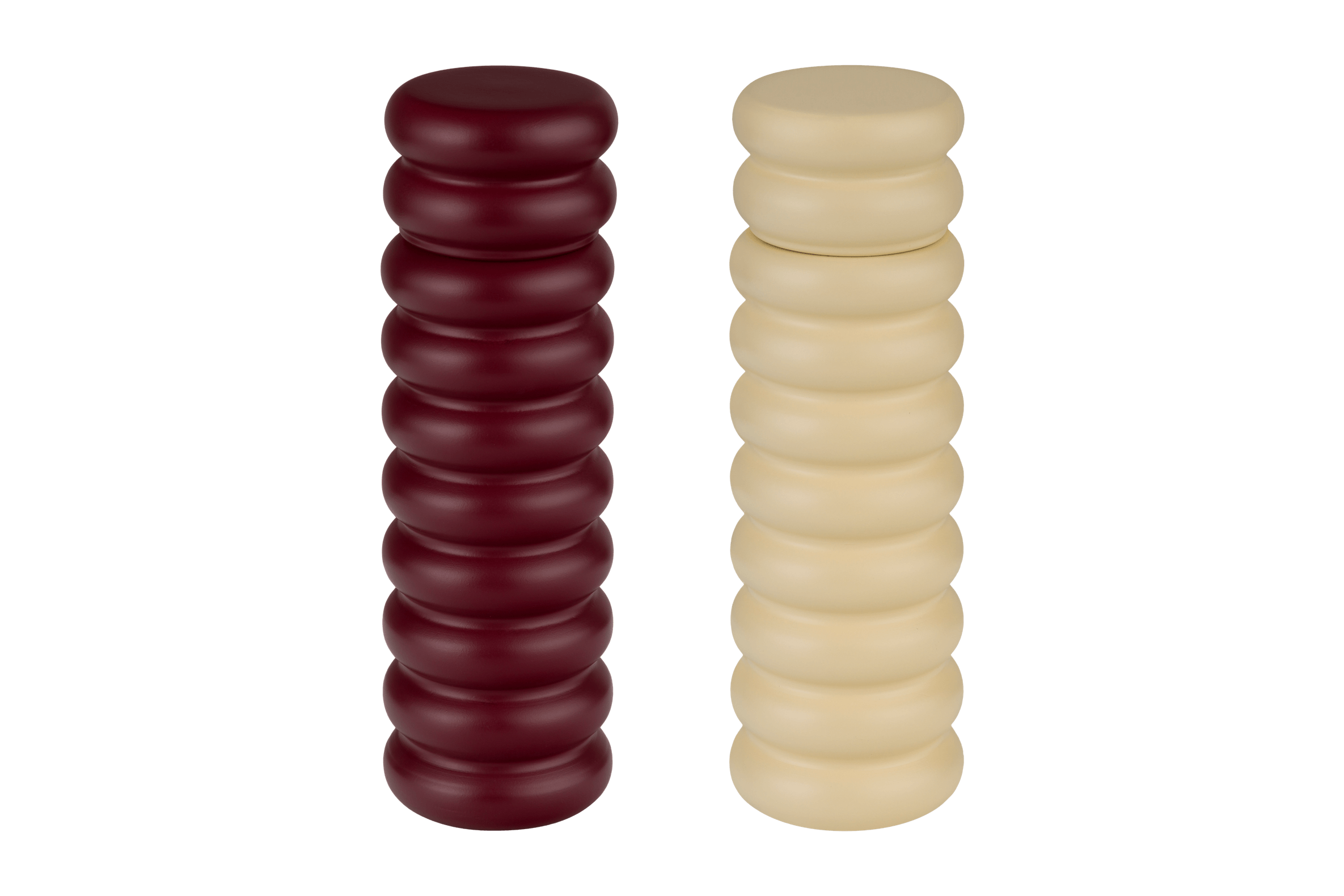 Set of 2 Suli Mills - Burgundy & Yellow