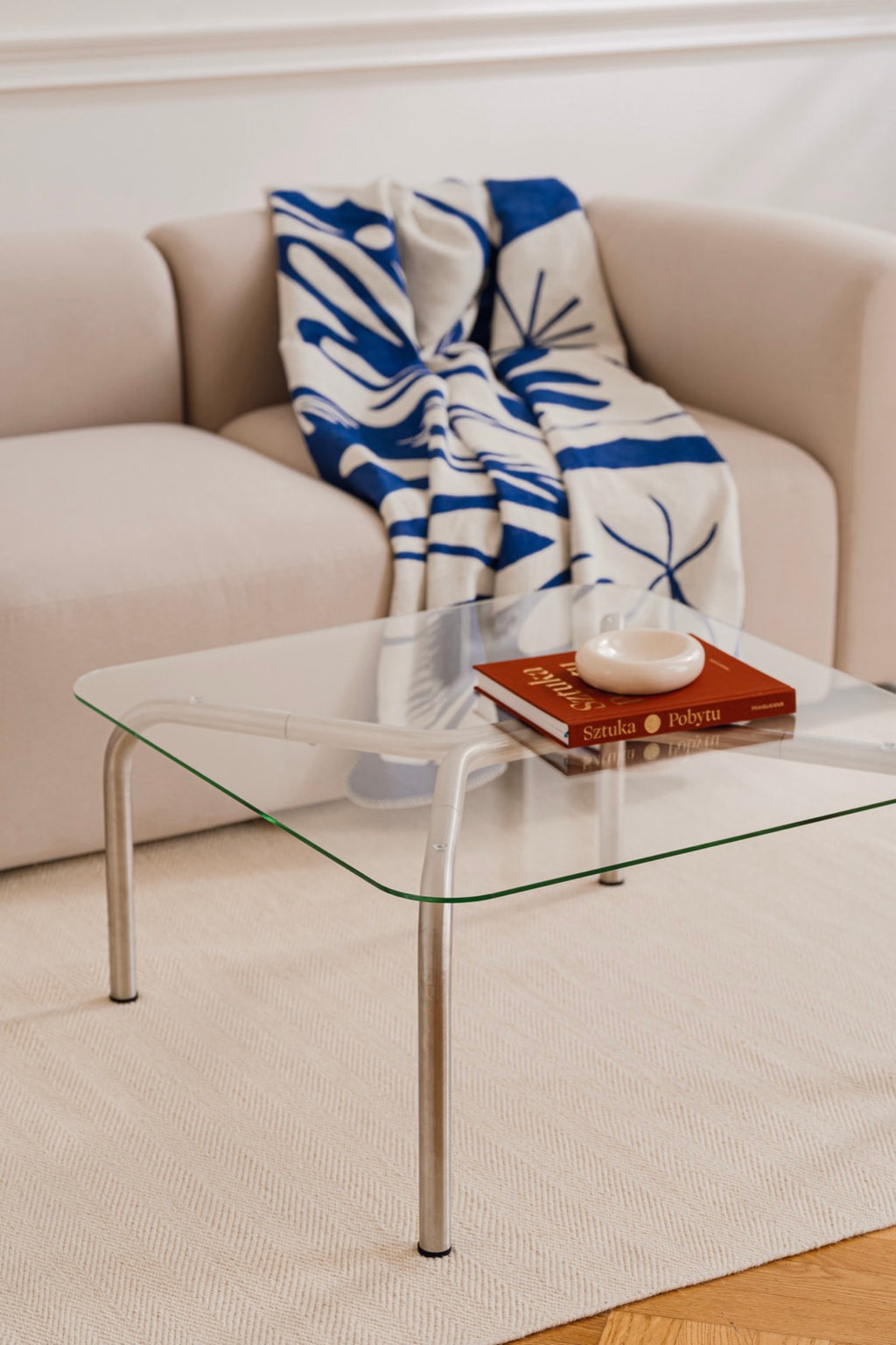 Uku Coffee Table - Stainless Steel
