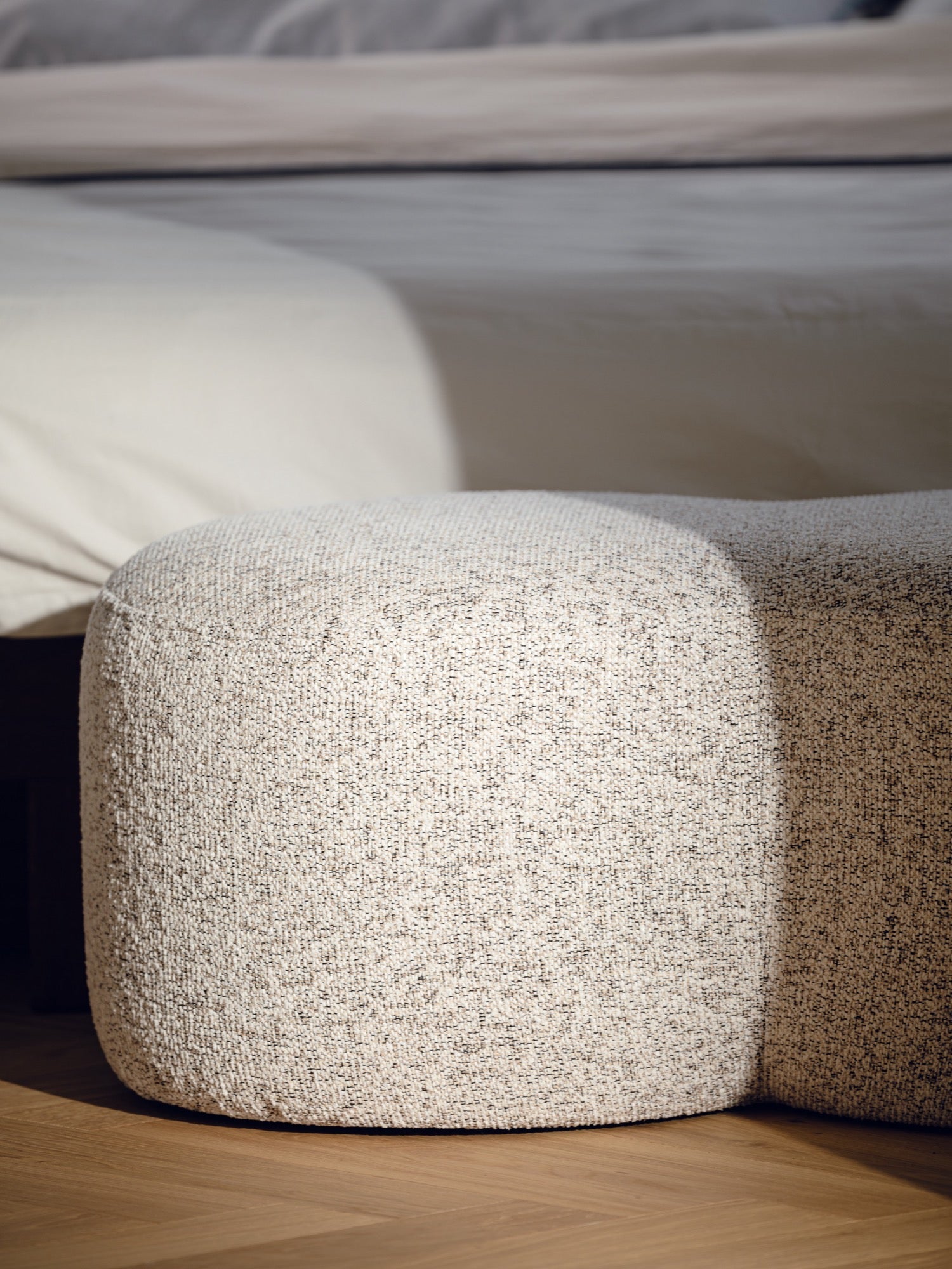 Umbo Pouffe - Clay Grey Melange