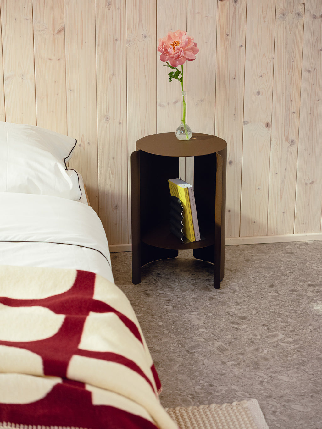 Wa - Table D'Appoint - Acier - Cocoa Brown