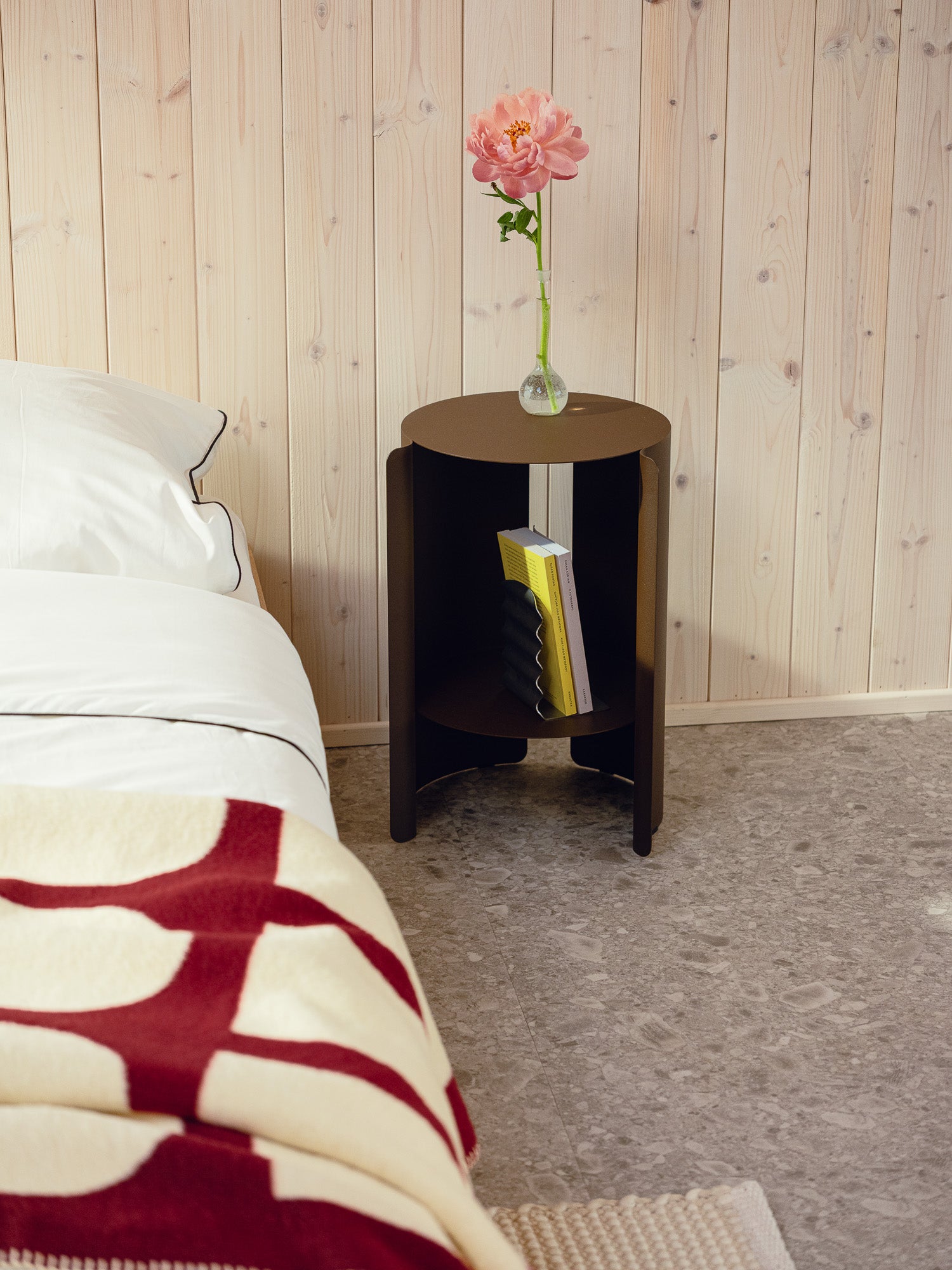 Wa - Table D'Appoint - Acier - Cocoa Brown