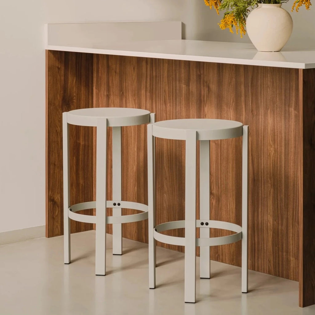 Tabouret Doon - Moyen - Pebble Grey