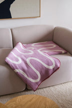 Plaid Swirl - Lilac Fluff & Cream Beige