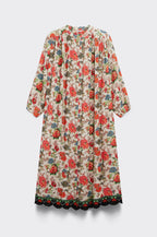 Vestido Largo Jouy - Crudo