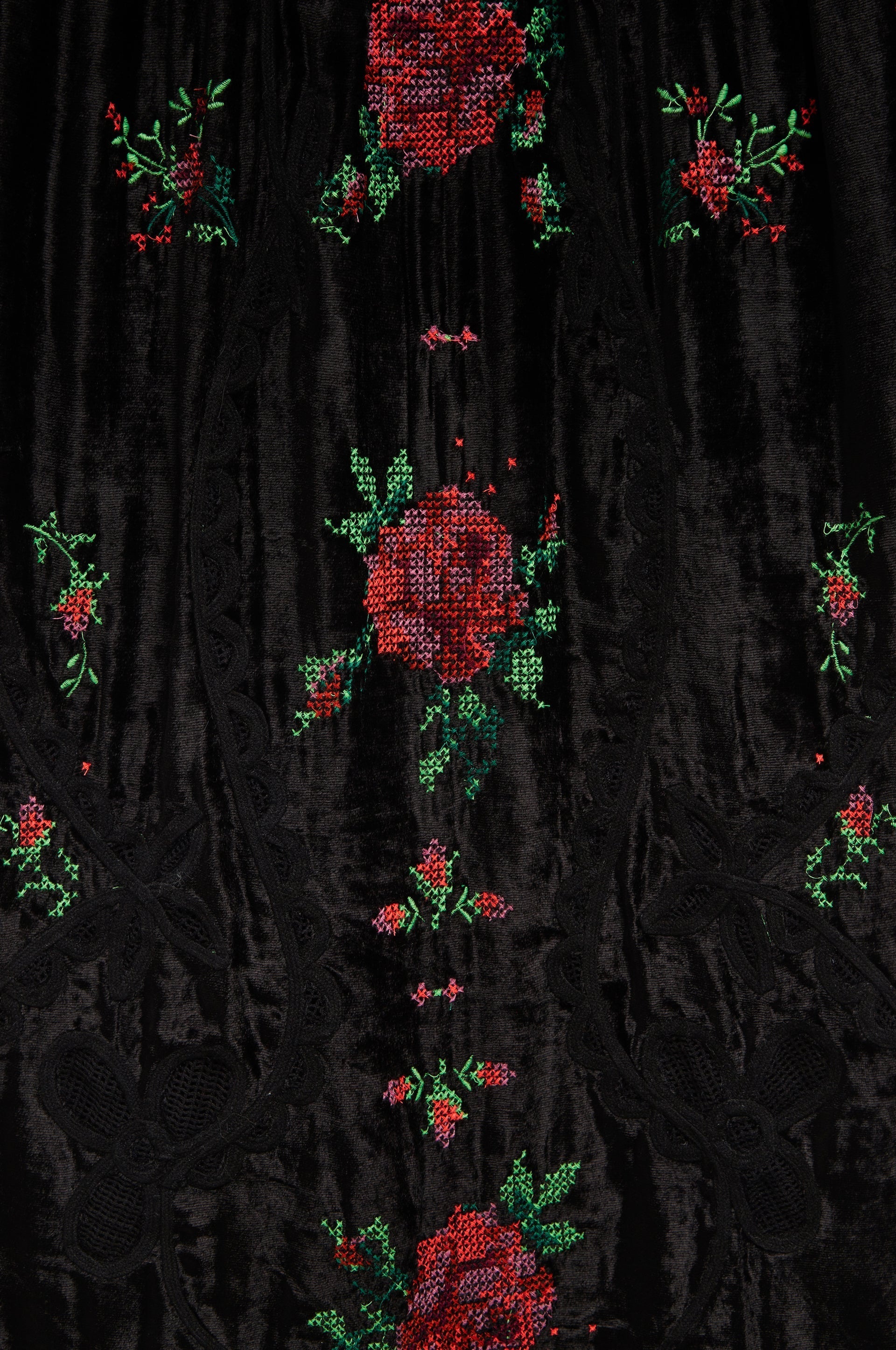 Nappe Long Dress - Black