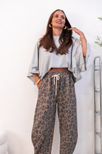 NORIA Grigio - T-shirt oversize