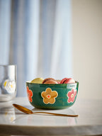 Addy - Set of 6 Bowls - Green - Stoneware