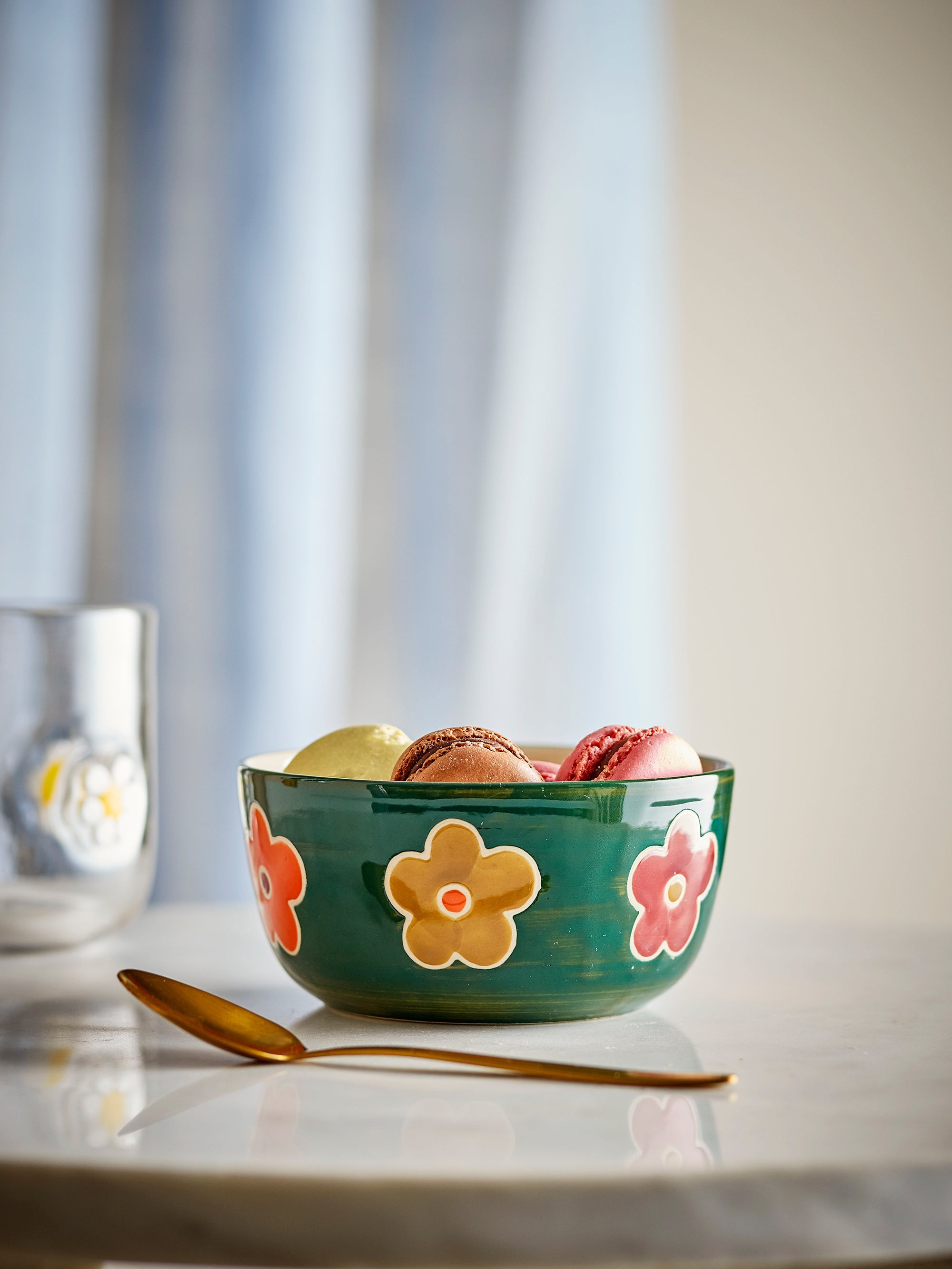 Addy - Set of 6 Bowls - Green - Stoneware