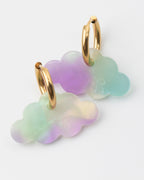 Boucles D'Oreilles Nuage - Sirène