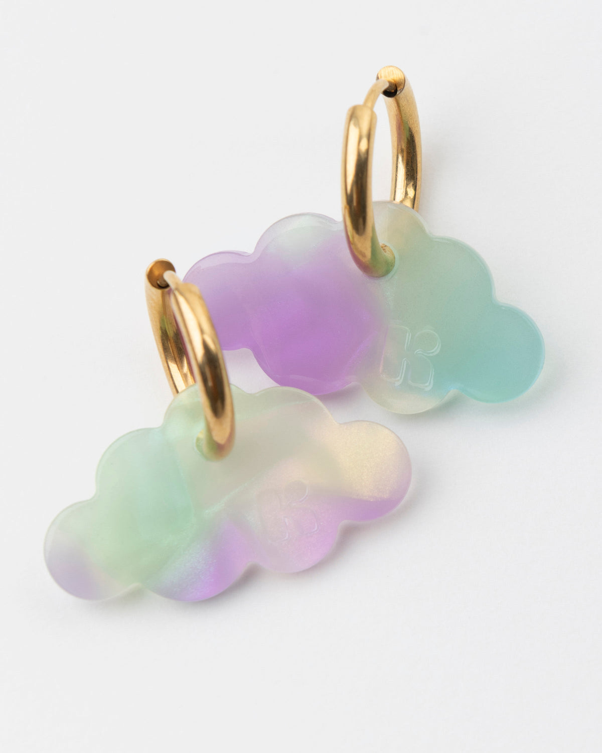 Boucles D'Oreilles Nuage - Sirène