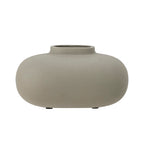 Tezza - Jarrón - Gris - Aluminio