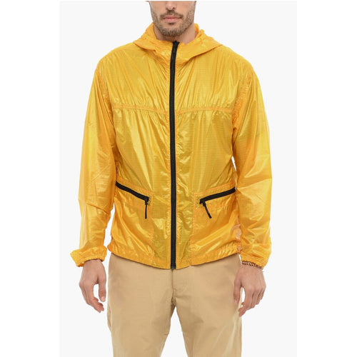 Manteau Nylon Diamond Fuse Rainjacket With Hood