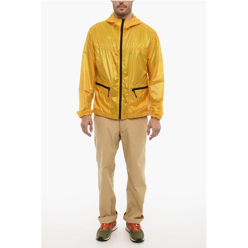 Manteau Nylon Diamond Fuse Rainjacket With Hood