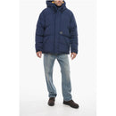 Nylon Greylock Down Jacket With Touch Strap Closure