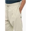 Pantalon Nylon Single-Pleat With Elastic Waistband