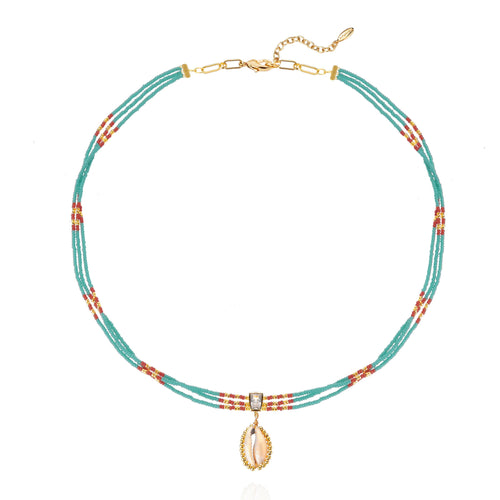 Collier Nymphe - Bleu