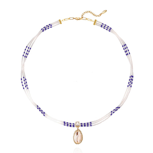 Collier Nymphe - Blanc