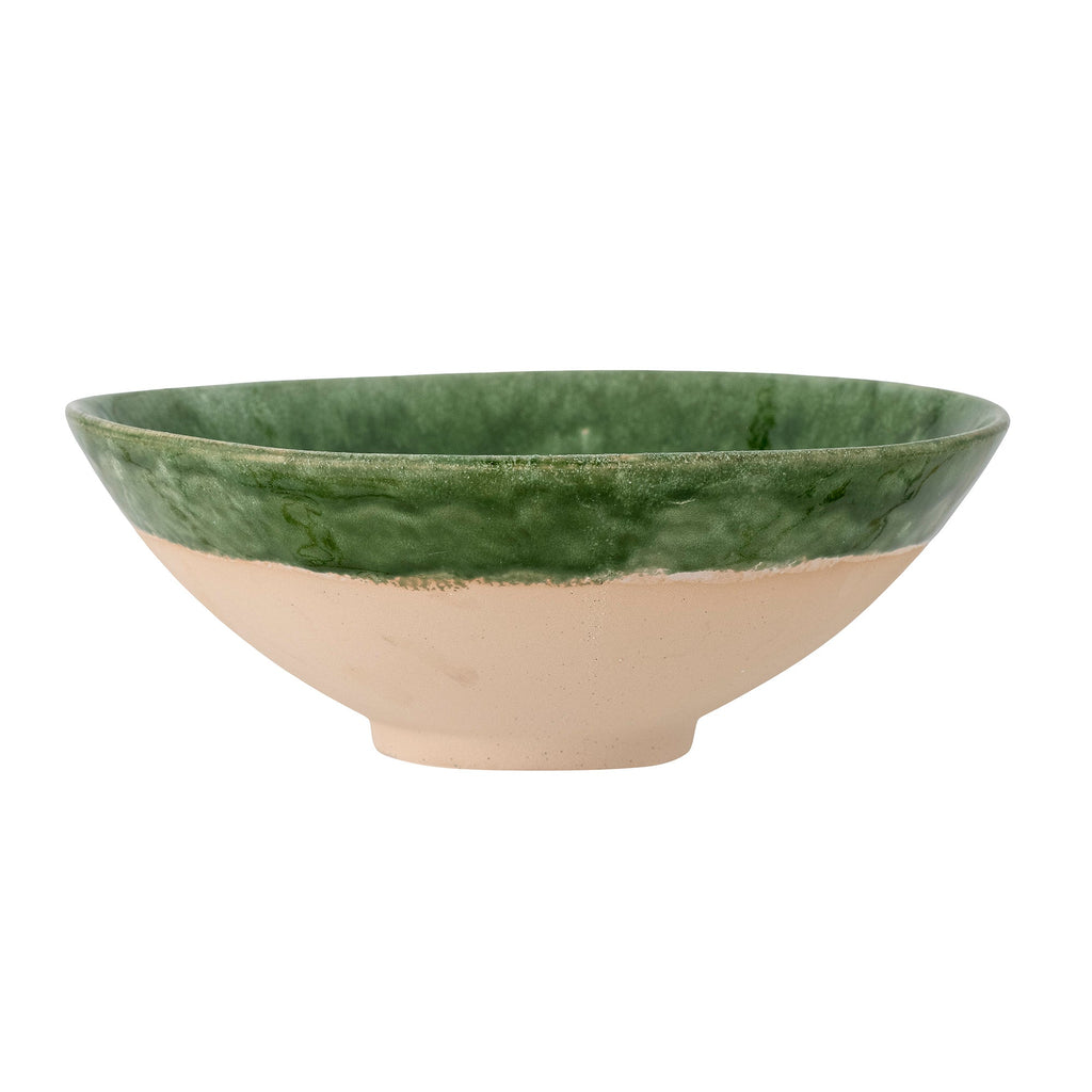 Moez - Set of 2 Bowls - Green - Stoneware