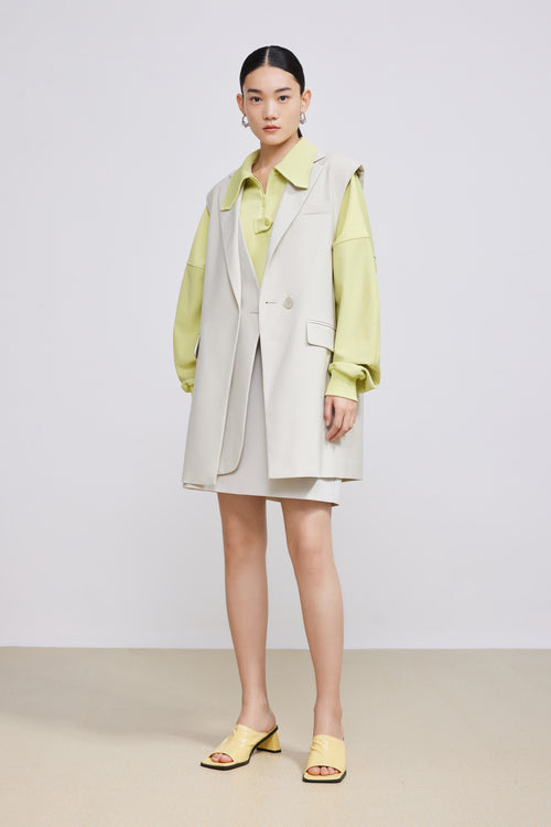 Lily - Gilet - Gris Clair