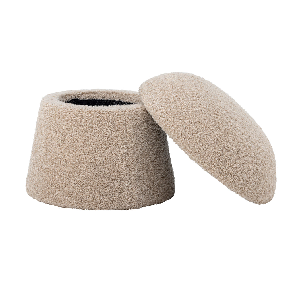 Bocca - Pouf - Natural - Polyester