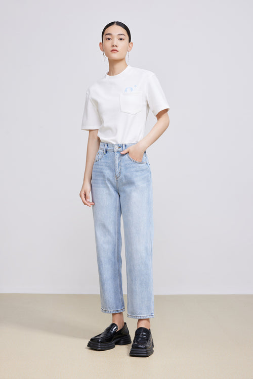 Lily - Pantalon - Gris Clair Bleu