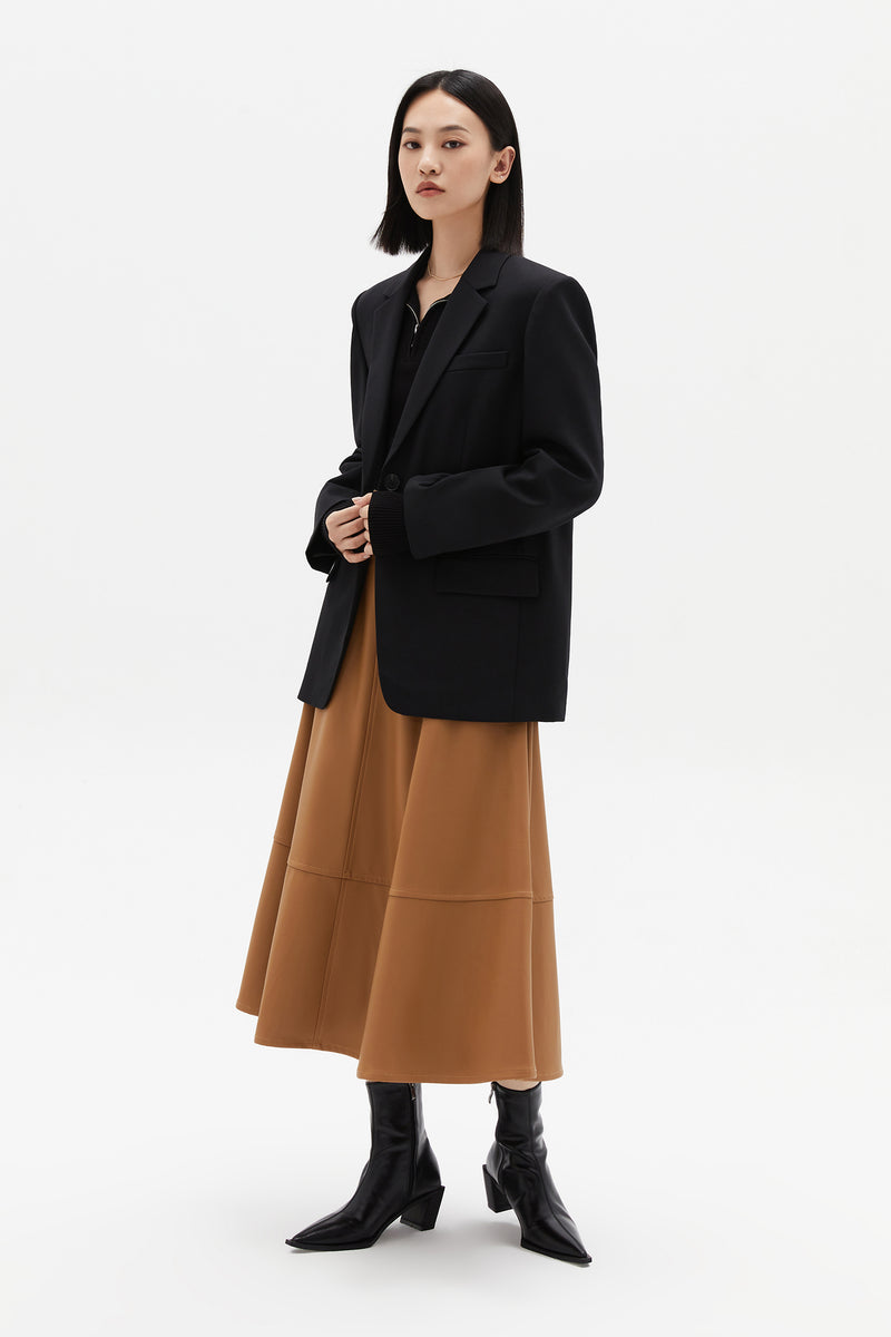 Lily - Jupe - Marron Cacao