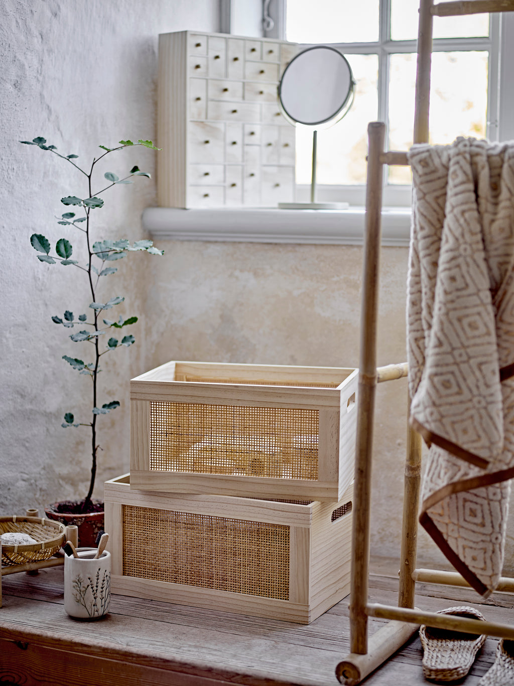 Valery - Boîte De Rangement - Naturel - Pin Fsc®100%