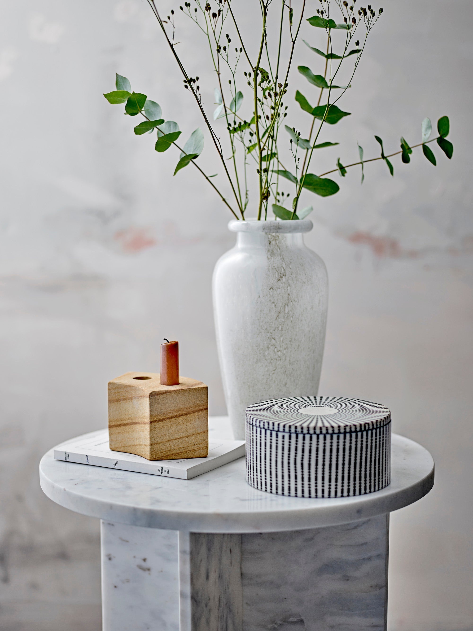 Florida - Set of 4 Candle Holders - Natural - Sandstone