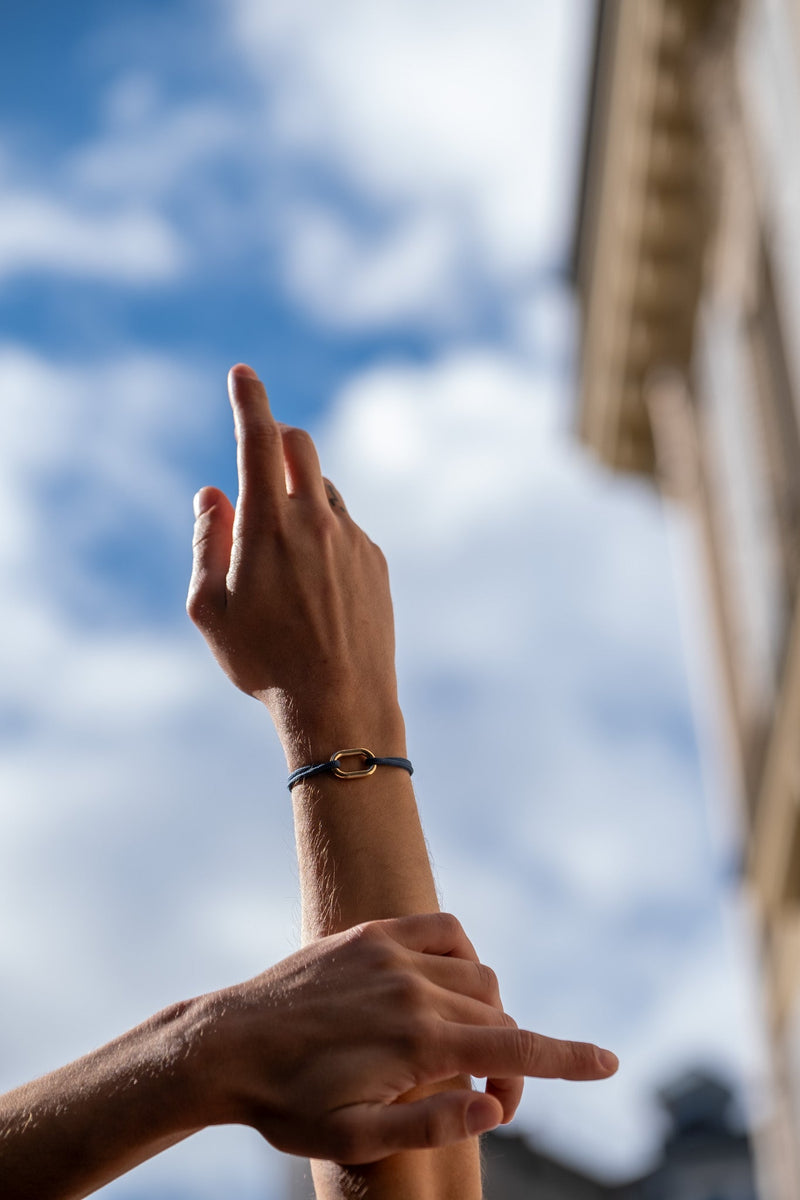 Bracelet Odéon - Bleu Nuit