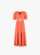 Odouma Terracotta Midi Dress