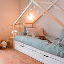 Cama cabina Odyssey con barrera y cajón con somier