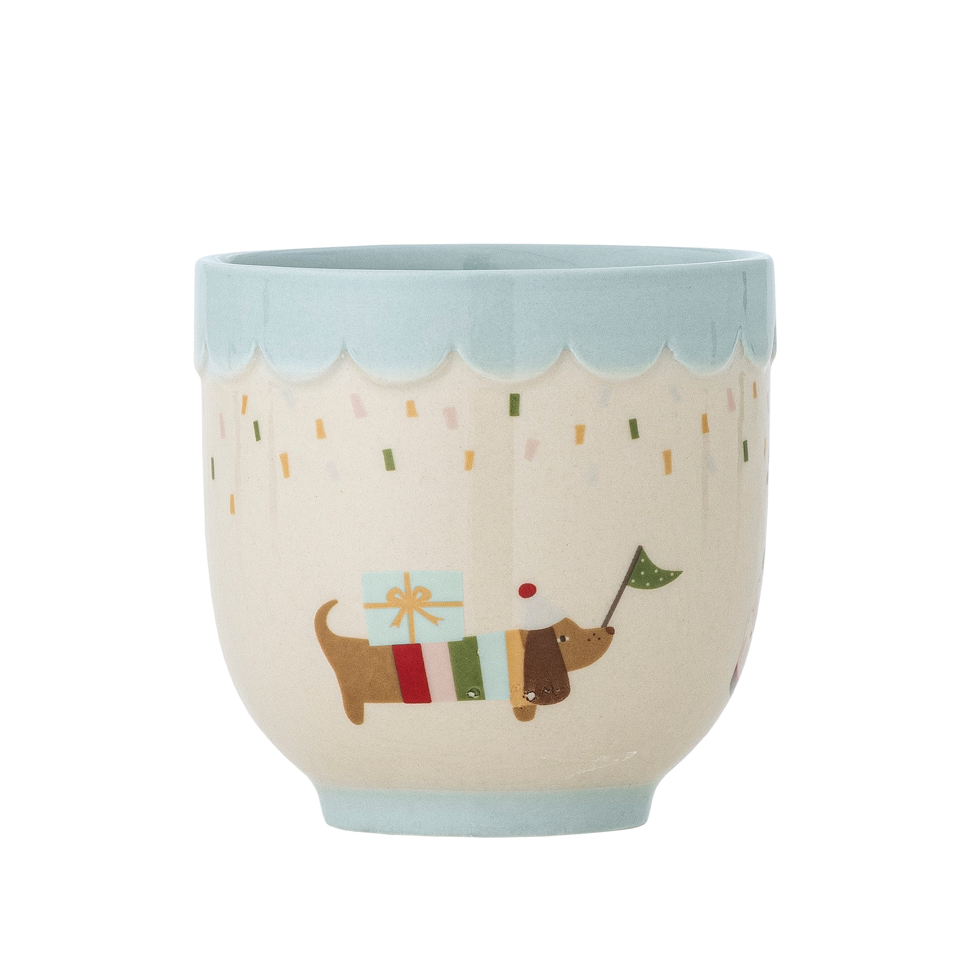 Celebrate - Set of 6 Cups - Blue - Stoneware