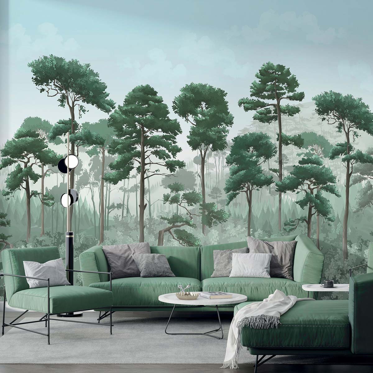 Fresque Oka - Vert Forêt