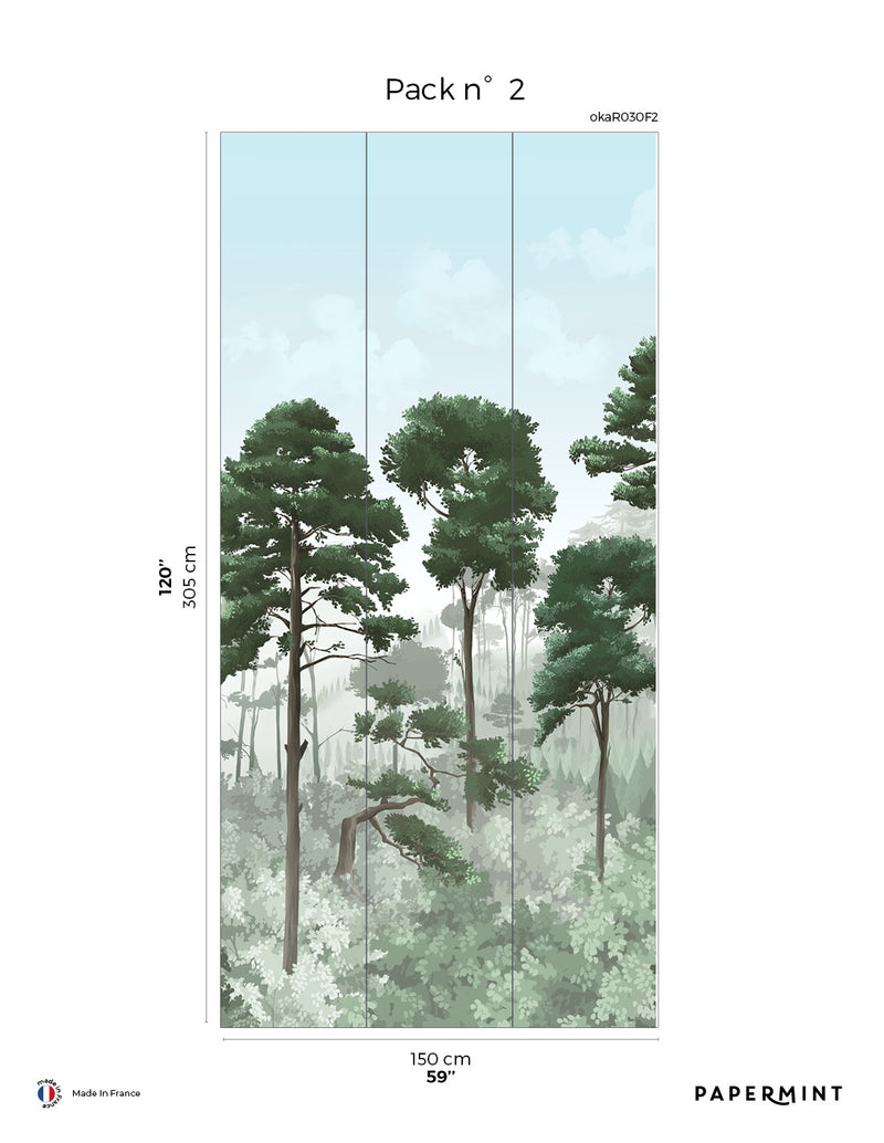 Fresque Oka - Vert Forêt