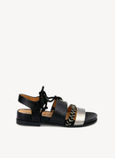 Armistice - Sandales Oki - Laiton,Noir - Femme