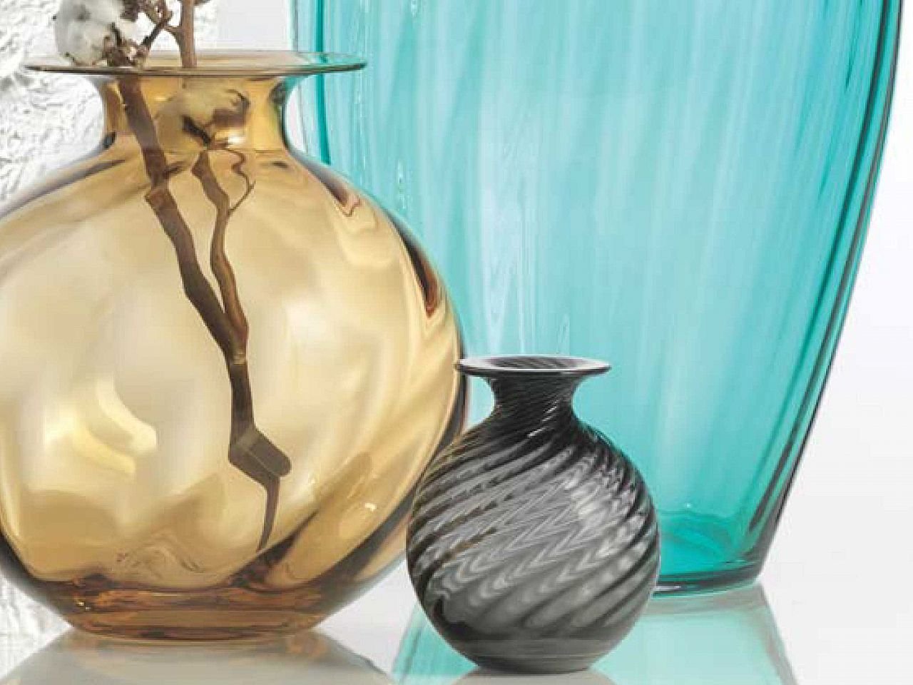 Elios - Vase - H28 Cm - Ambre