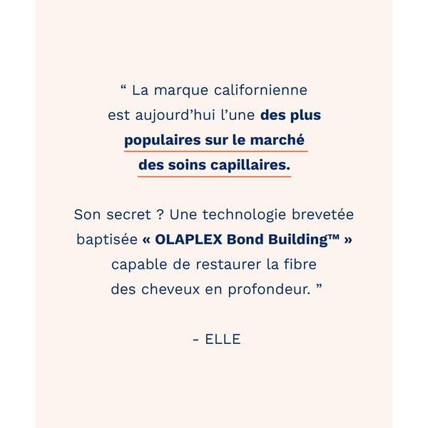 Réassurance Olaplex 1