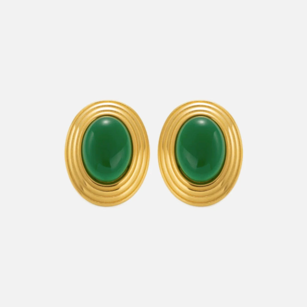 Pendientes Old Money Verde