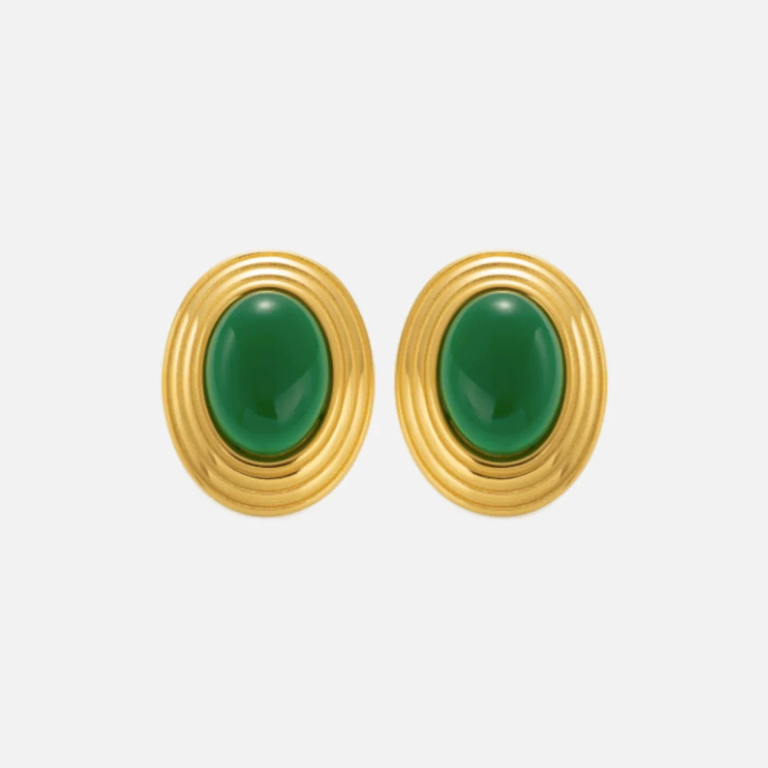 Pendientes Old Money Verde