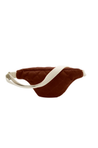 Midjeväska Olivia quiltad choklad produktbild bak