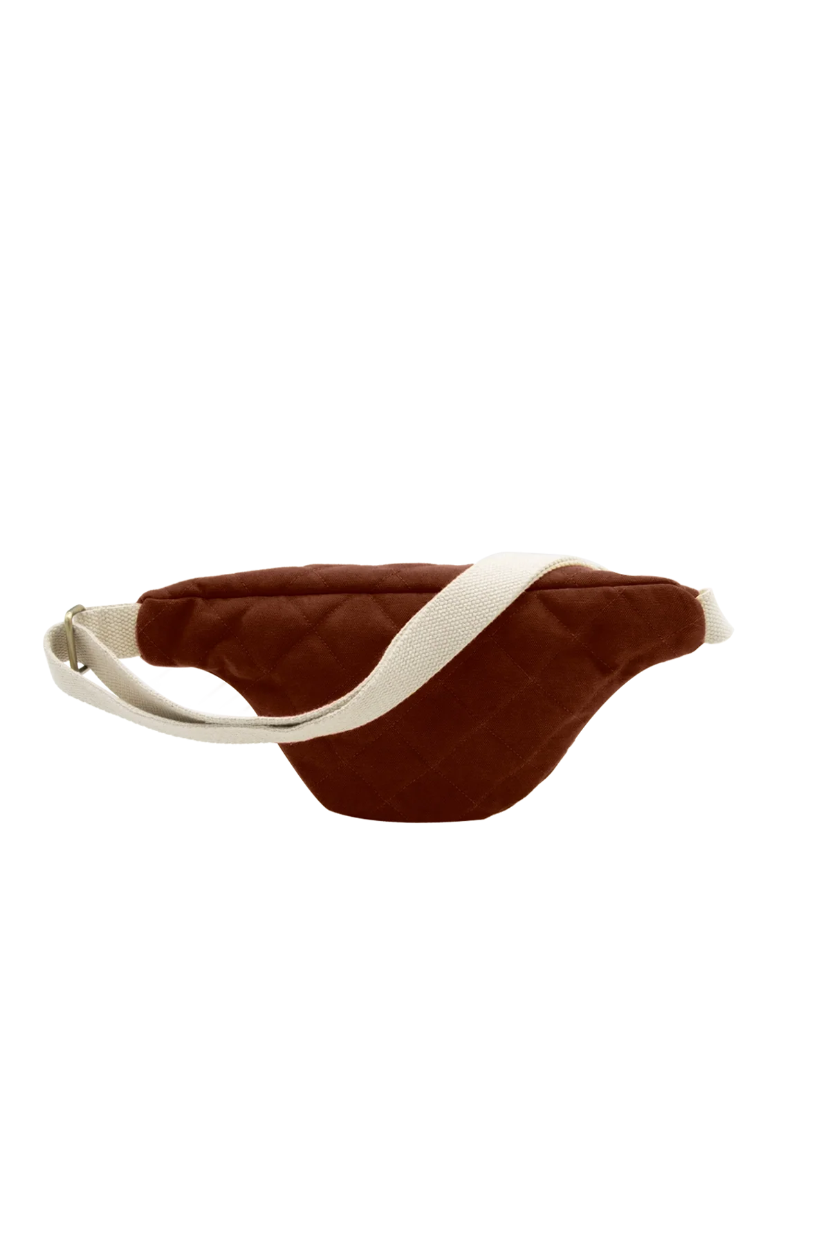 Midjeväska Olivia quiltad choklad produktbild bak