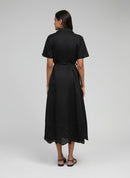 Olivine Black Long Dress