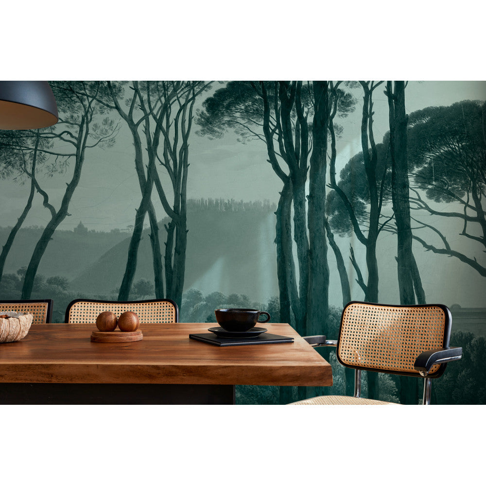 Papier Peint Panoramique Ombrelli - Eucalyptus