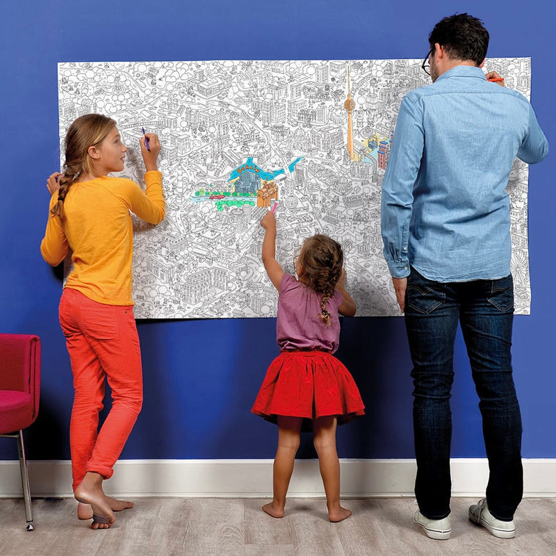 Berlin - XXL Coloring Page