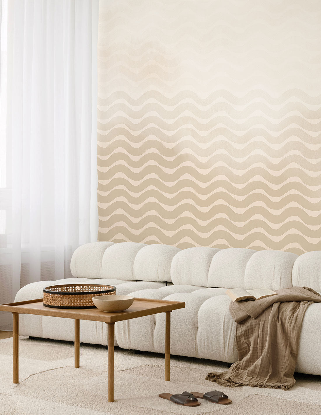 Muralmålning Ona - Beige Sand