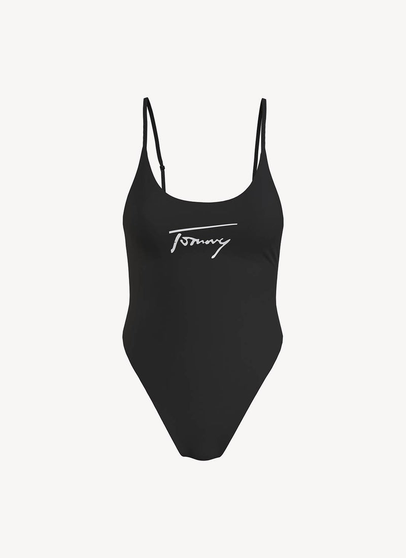 Tommy Hilfiger - Maillot De Bain Une Pièce - Noir - Femme