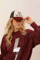 CASQUETTE JOSÉ BURGUNDY - ONE TEE