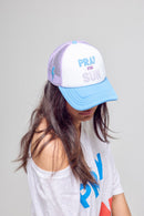 CASQUETTE PRAY FOR SUN BLUE / PURPLE TU - ONE TEE