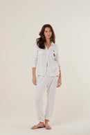 PANT GIULIA WHITE XS/S - ONE TEE