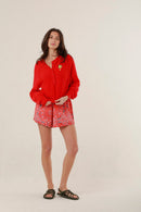 PULL HALINA RED XS - ONE TEE